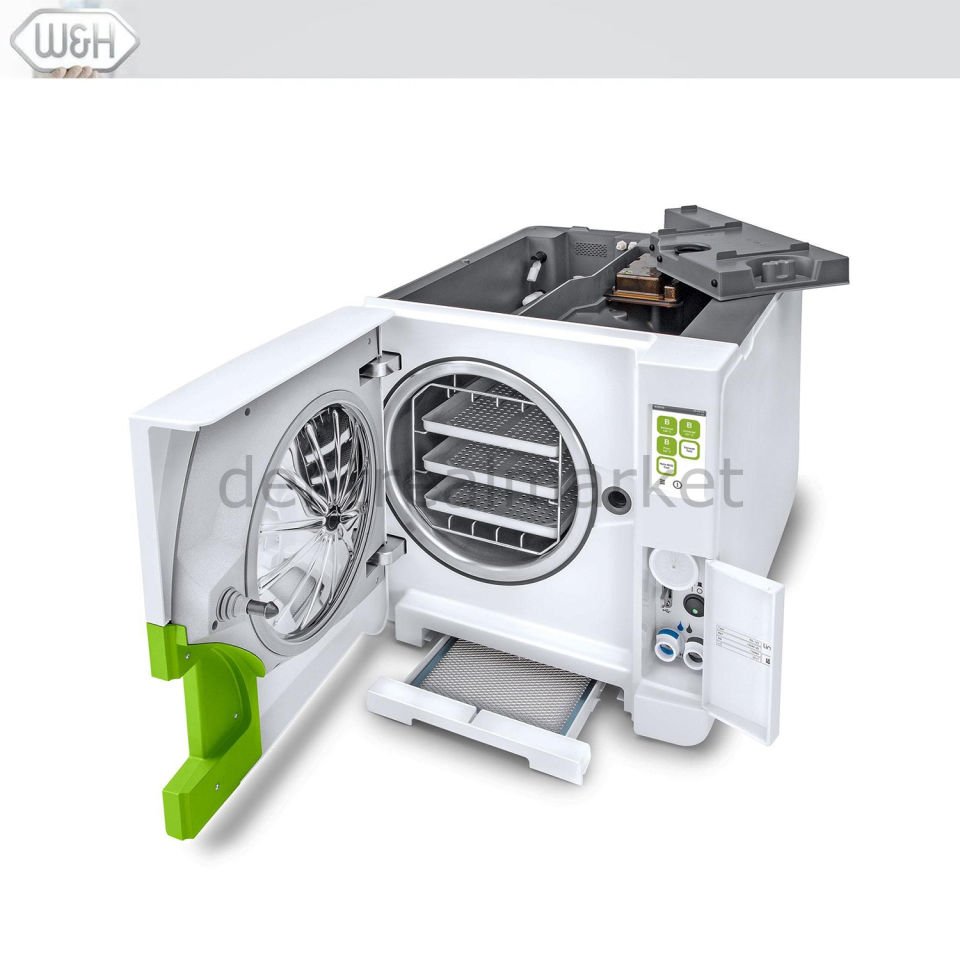 OTOKLAV LARA 22 - 22 Litre Hazne, Çevrilebilir Kafes, 3 Alüminyum Tepsi - SET