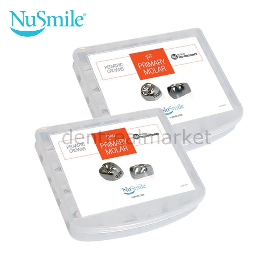 NuSmile Pre-Contoured Paslanmaz Çelik Kron Starter Kit