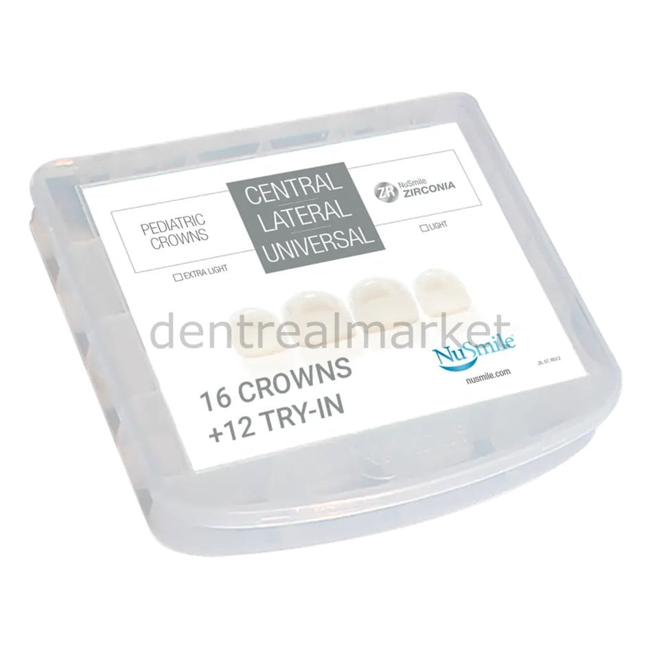 NuSmile ZR Anterior Pediatric Crowns Evaluation Kit
