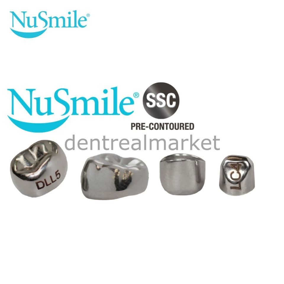 NuSmile Pre-Contoured Paslanmaz Çelik Kron Refil - 1st PM