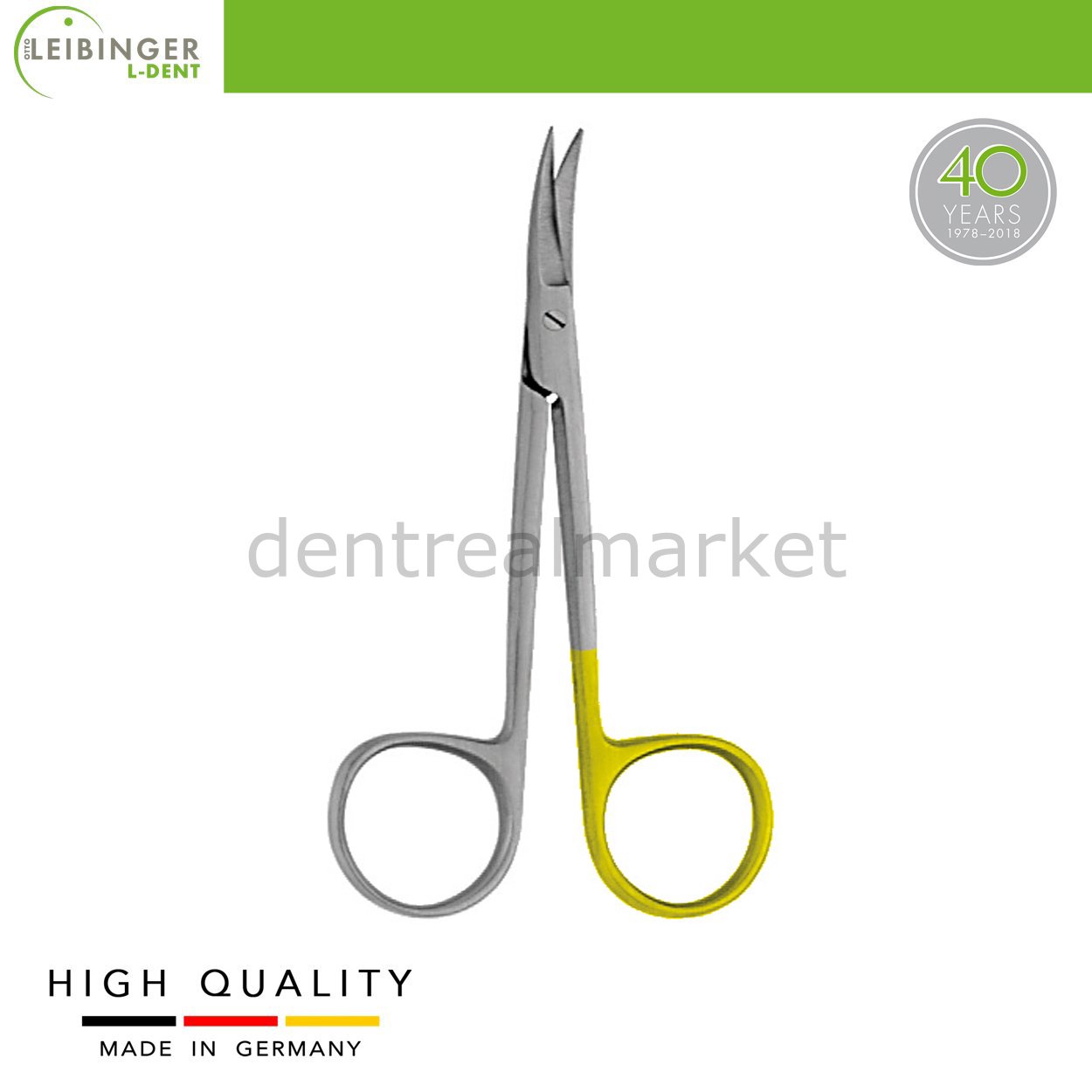 Iris Süpercut Cerrahi Makas SC - Eğri - 11,5 cm