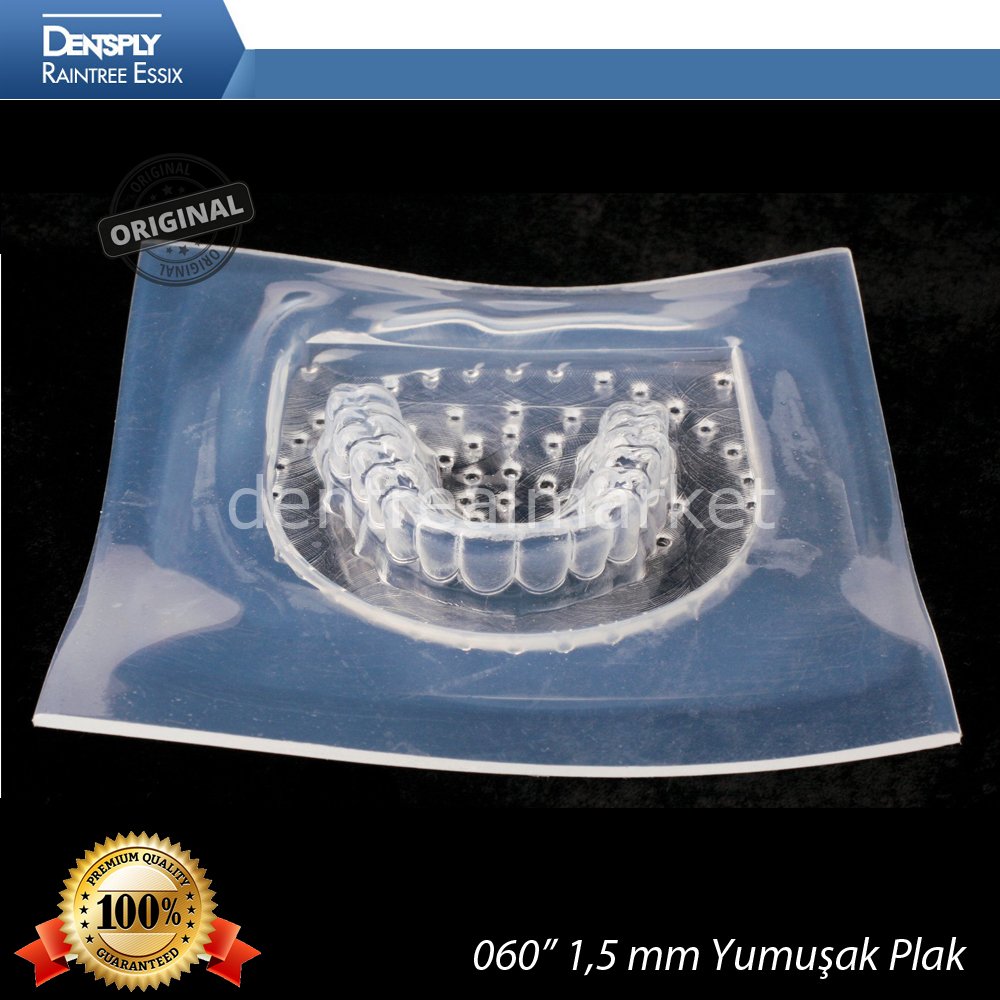 Essix Plak - Yumuşak Plak - 25 Adet 1,5 mm