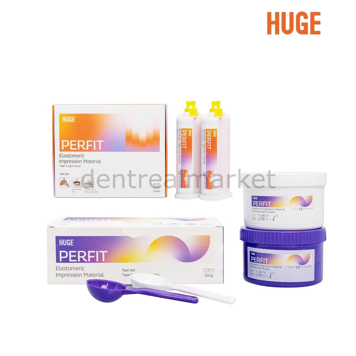 Perfit A - Tipi Silikon Ölçü Takım - Normal Set