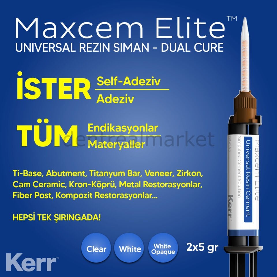 Maxcem Elite Universal Rezin Siman 2x5gr   Self Adeziv, Dual-Cure