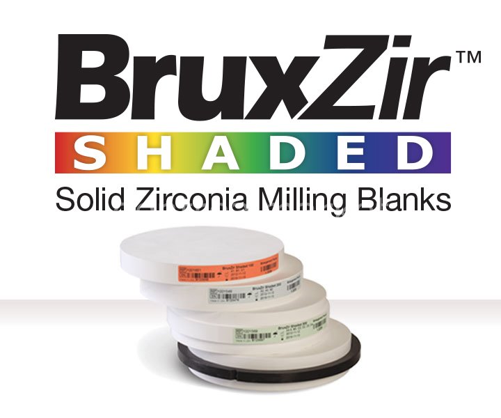 BruxZir Shaded Zirkon Blok Vita Renkleri