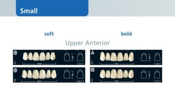 İvostar 3 Katmanlı Akrilik Üst Anterior Diş 6'lık