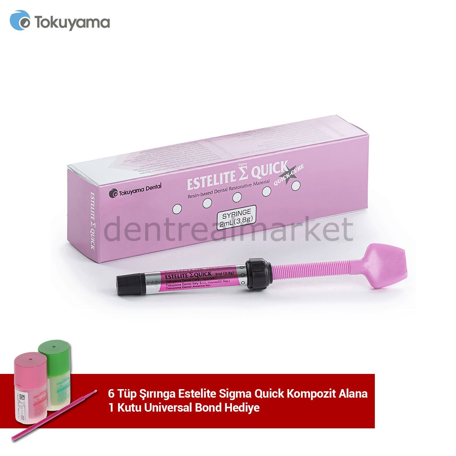 Estelite Sigma Quick 6 Tüp Şırınga & Universal Bond Kampanya