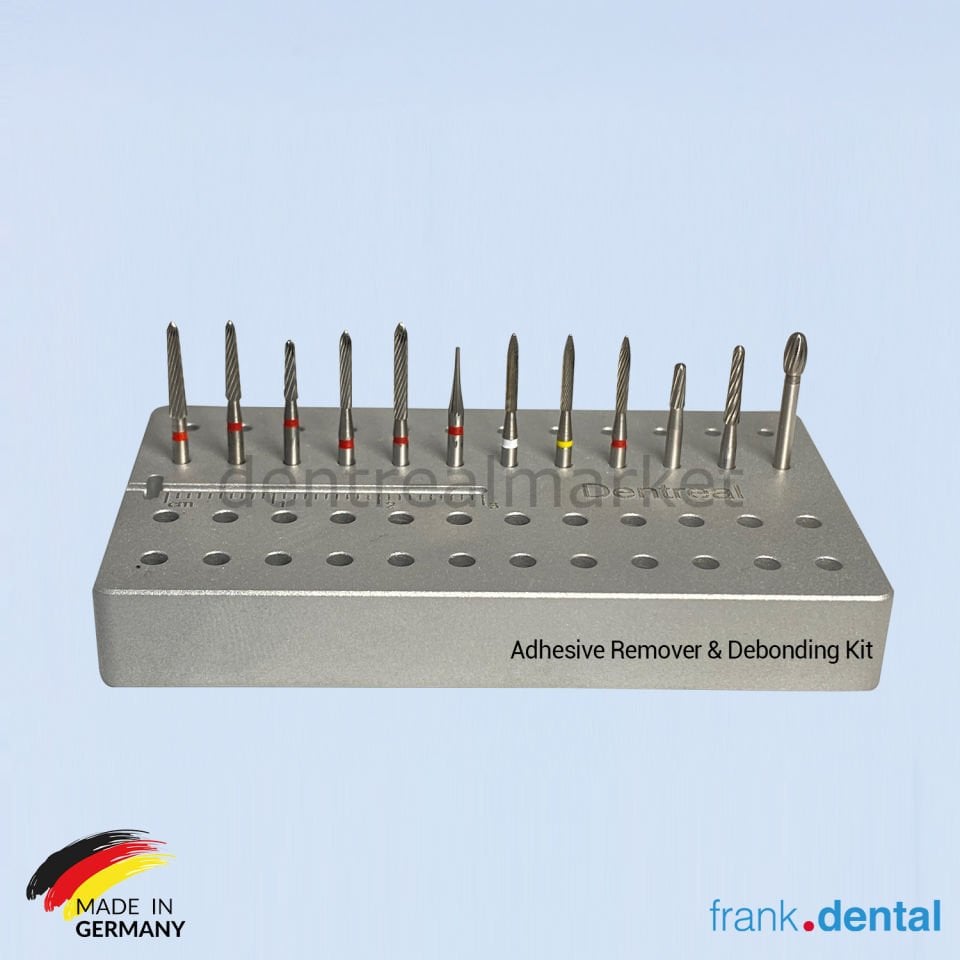 Carpide Adhesive Remover & Debonding Frez Set
