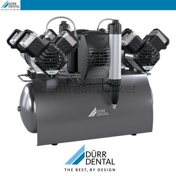 Quattro Tandem Dental Kompresör - Kurutuculu (10-16 Ünitlik)