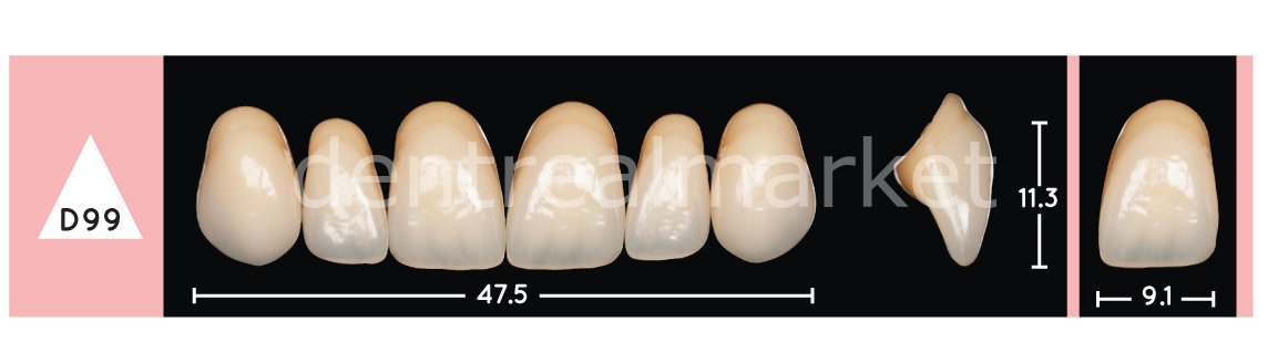 Enigmalife+ Nano Hybrid Kompozit Üst Anterior Diş 6'lık Bleach 1 - D99