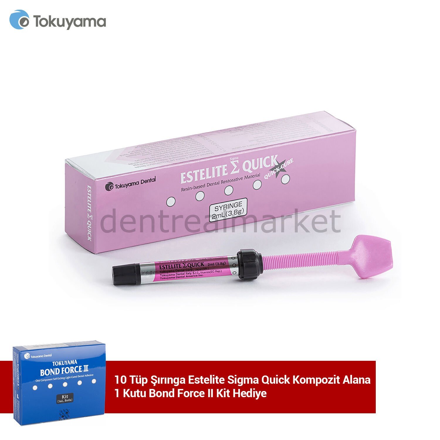 Estelite Sigma Quick 10 Tüp Şırınga & Bond Force II Kit Kampanya