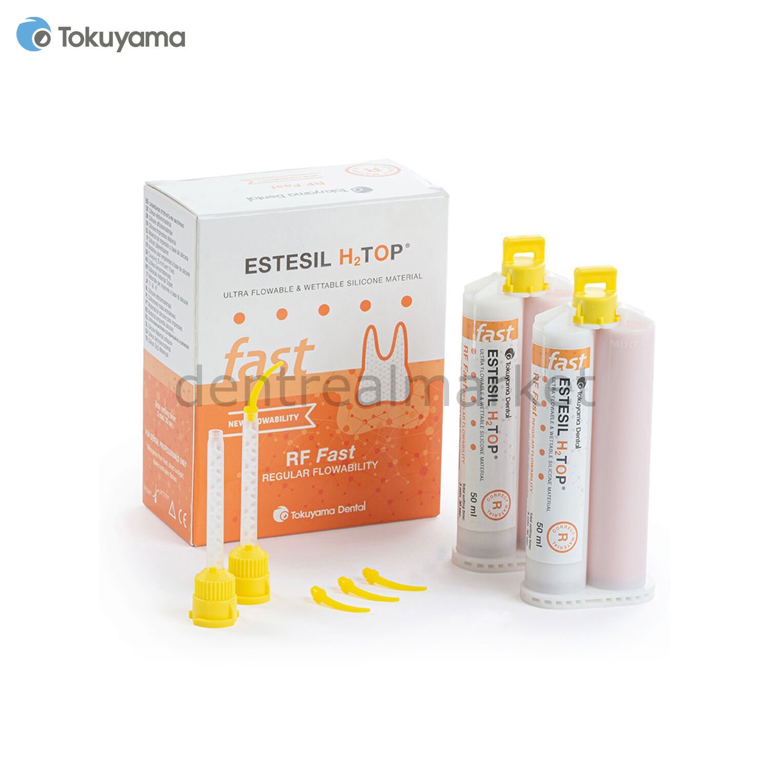 Estesil H2top Rf Regular Flowability Gun Mix 1:1 Fast Ölçü Materyali