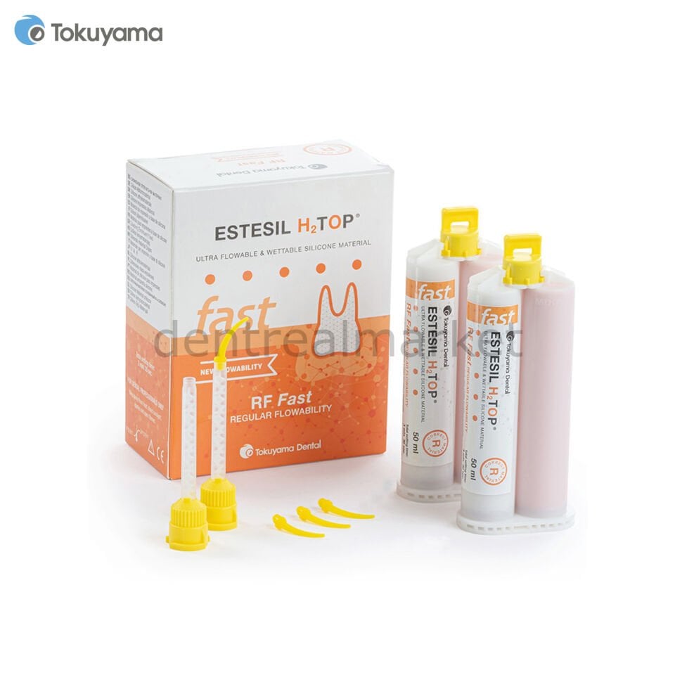 Estesil H2top Rf Regular Flowability Gun Mix 1:1 Fast Ölçü Materyali