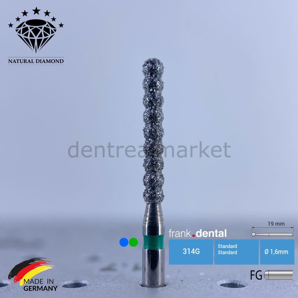 Doğal Elmas Frez - Sipiral - Aeratör 6053 - 5 Adet