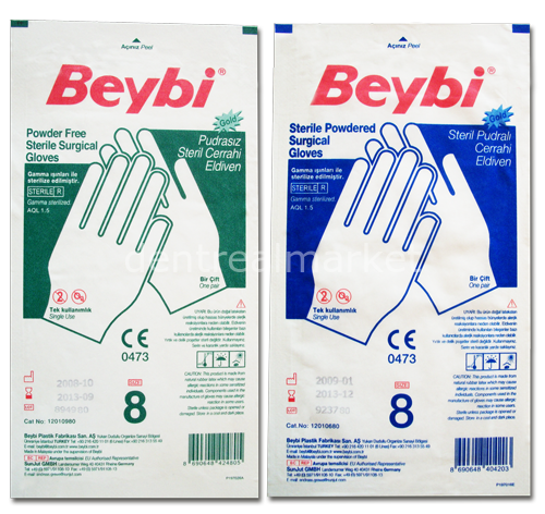 Gold Steril Latex Cerrahi Eldiven - 250 Çift