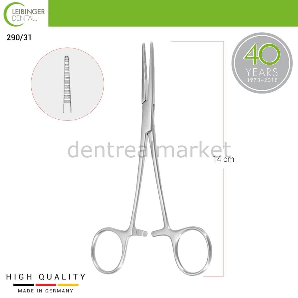 Kelly Hemostatik Forceps Düz