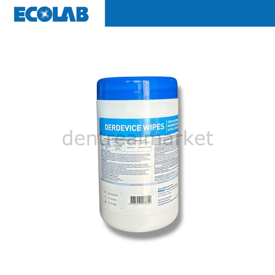 Derdevice Wipes Alkollü Dezenfektanlı Mendil 100'lük