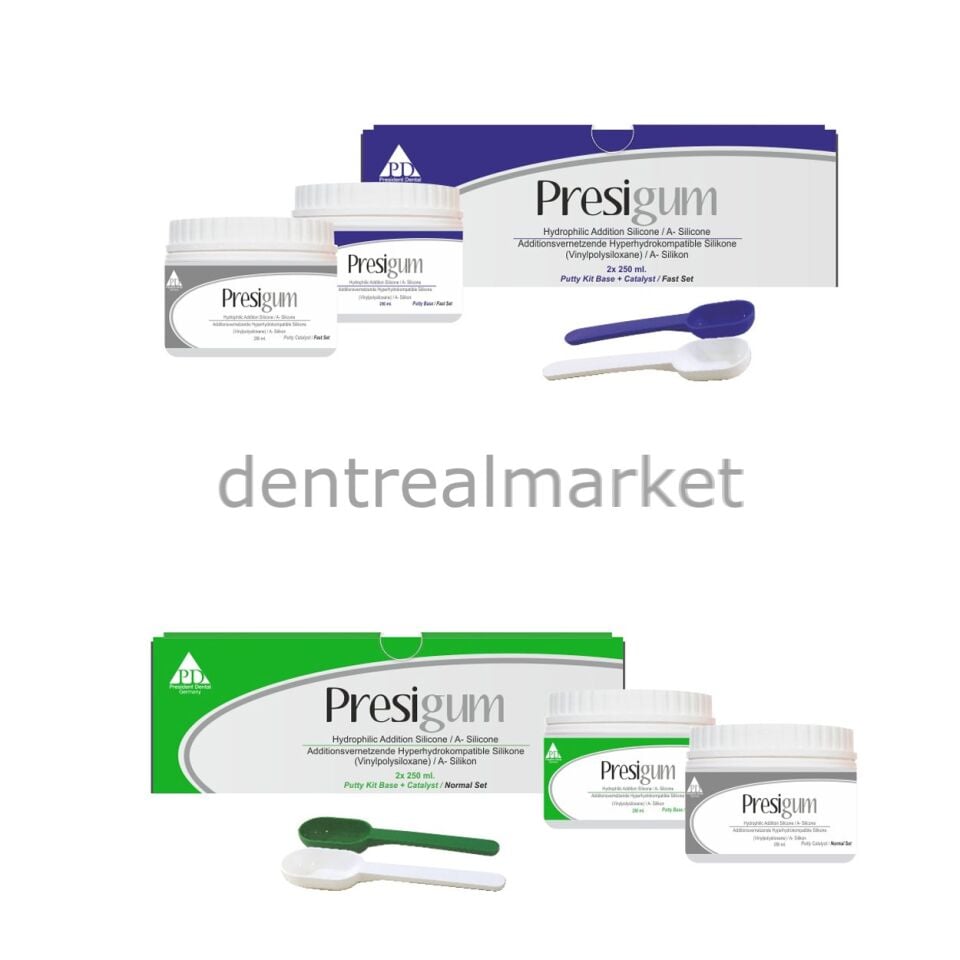 Presigum Putty A Silikon 1.Ölçü 2*250 ml Normal