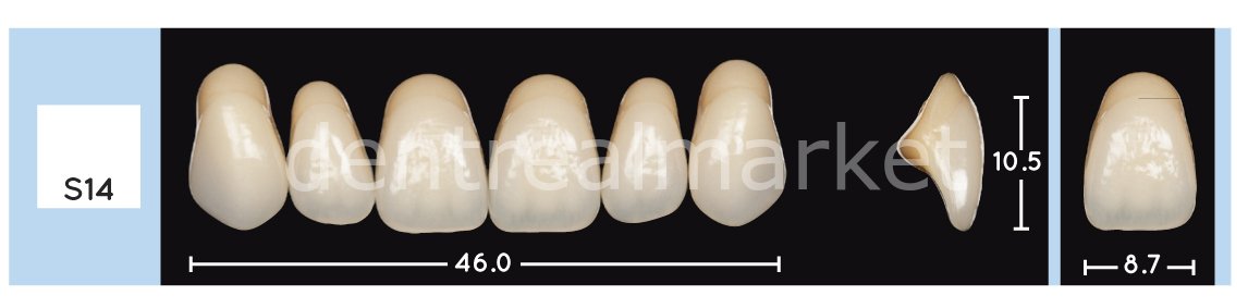 Enigmalife+ Nano Hybrid Kompozit Üst Anterior Diş 6'lık Bleach 3 - S14