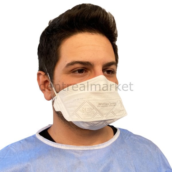 3M 9152E N95 Maske FFP2, Ventilsiz 15 Adet
