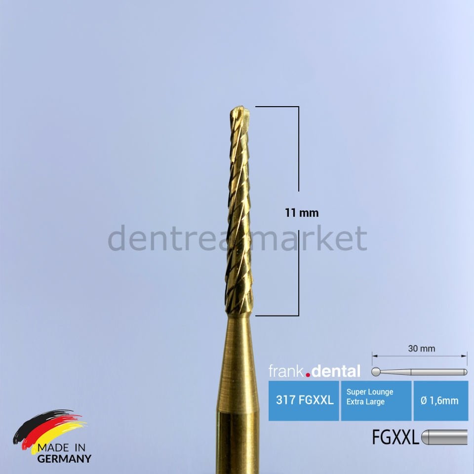 Titanyum Carpide Lindemann Cerrahi Frez - 262 FGXXL