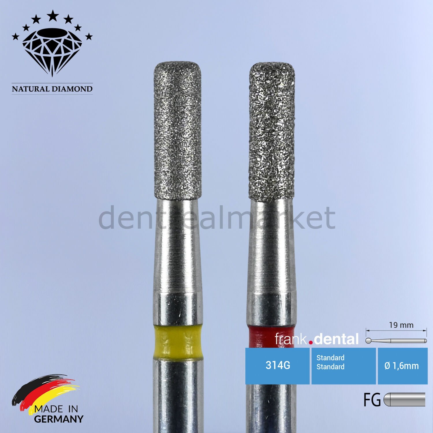 Elmas Bitim ve Cila Frezi - 835KR - Silindir - 2 Adet