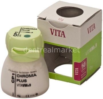 VM9 Chroma Plus 12 gr - Zirkonyum Altyapılar İçin Porselen Tozu