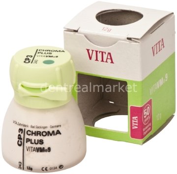 VM9 Chroma Plus 12 gr - Zirkonyum Altyapılar İçin Porselen Tozu