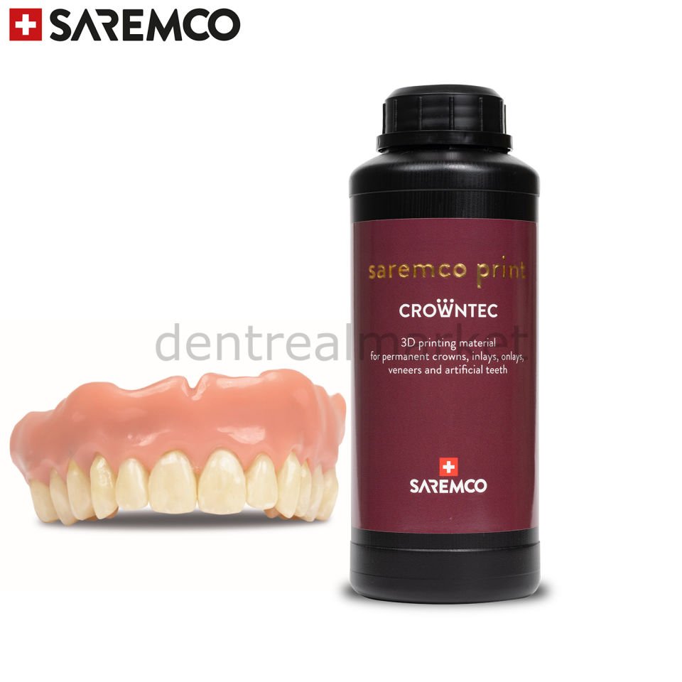 Saremco Print-Crowntec Daimi Kompozit 3D Yazıcı Reçinesi 500 gr