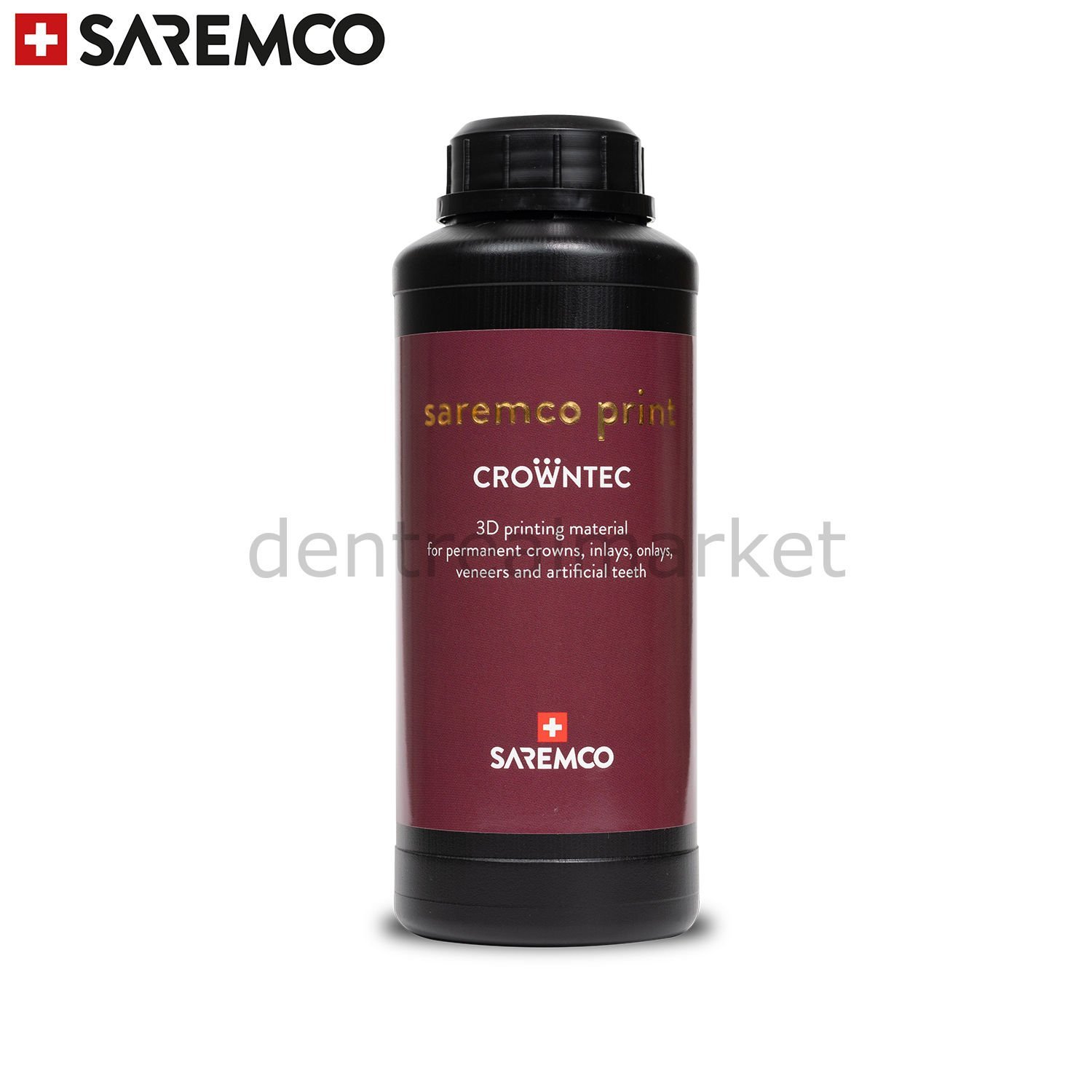 Saremco Print-Crowntec Daimi Kompozit 3D Yazıcı Reçinesi 500 gr