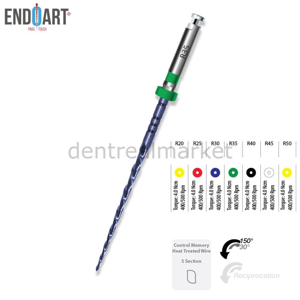 Endoart Expert Blue Reciproc Kanal Eğe