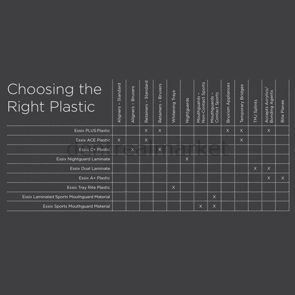 Essix Sert Plak - Essix Plus - 035