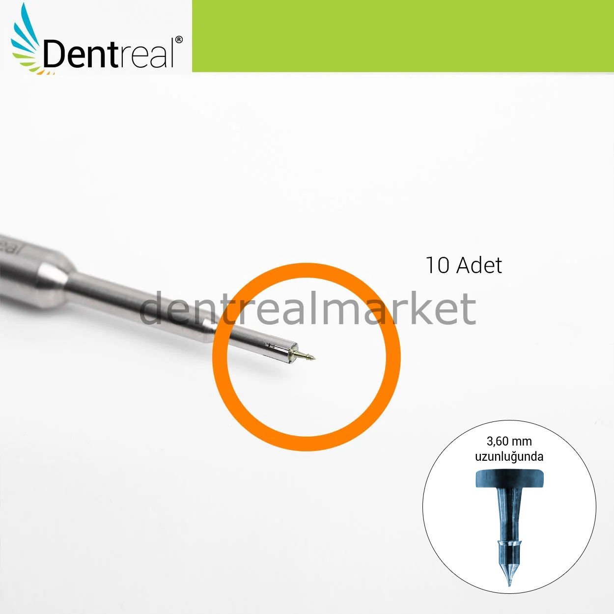 OmniFİX Membran Sabitleme Pin 3.60 mm - 10 Adet