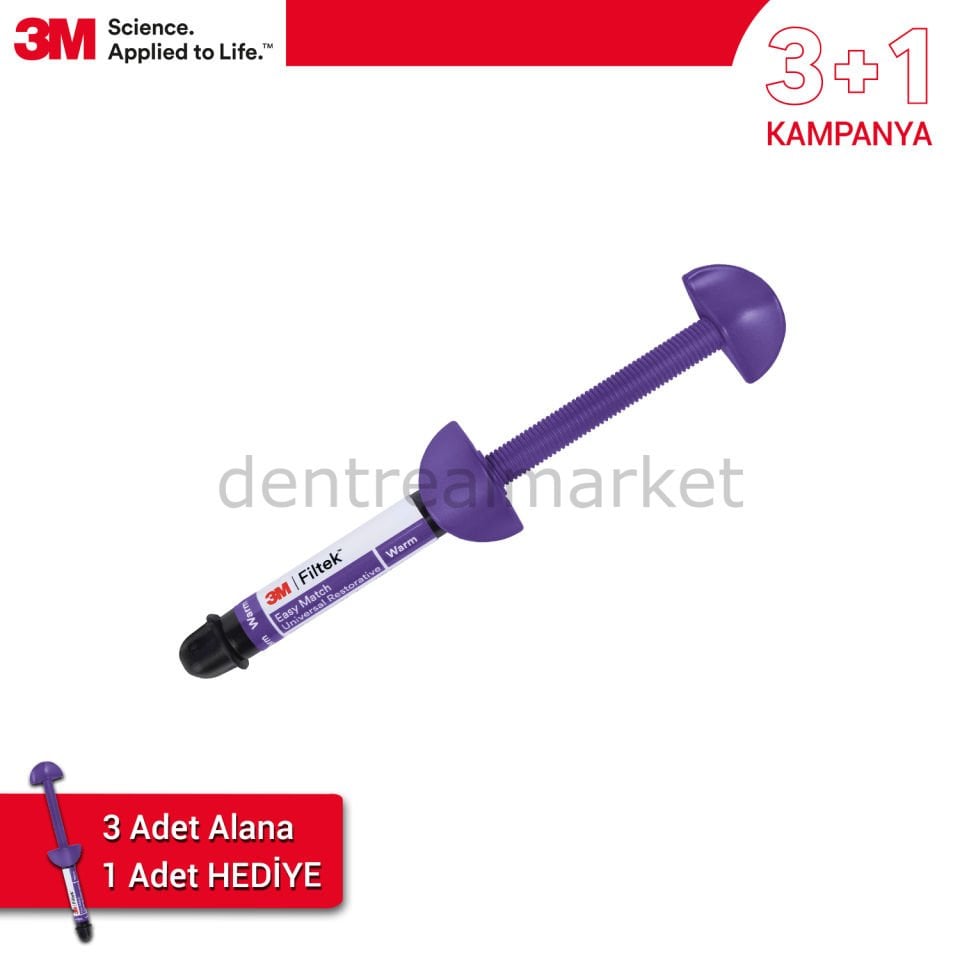 Filtek Easy Match Üniversal Restoratif  Kompozit 4gr - 3+1 Kampanya***