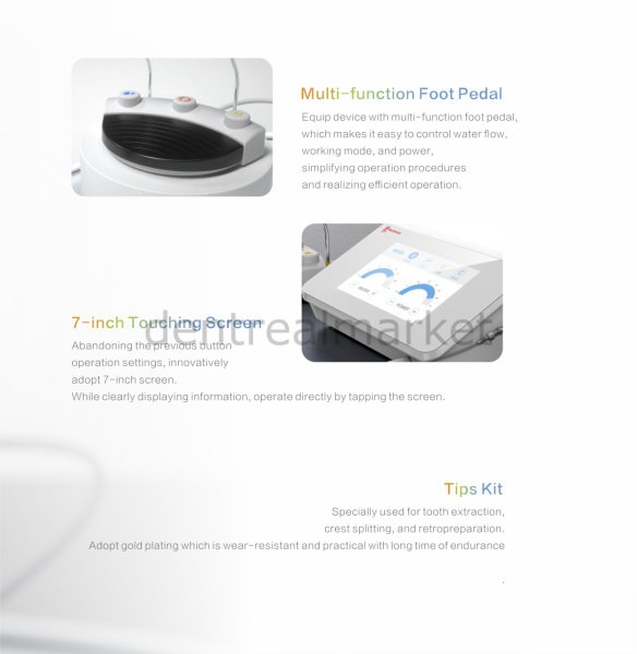 Surgic Touch Piezo Ultrasonik Kemik Kesme Sistemi Işıklı - Ultrasurgery