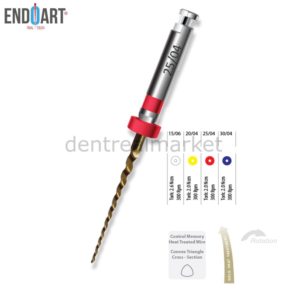 EndoArt Pedo Gold Pediatrik Kanal Eğesi 18 mm