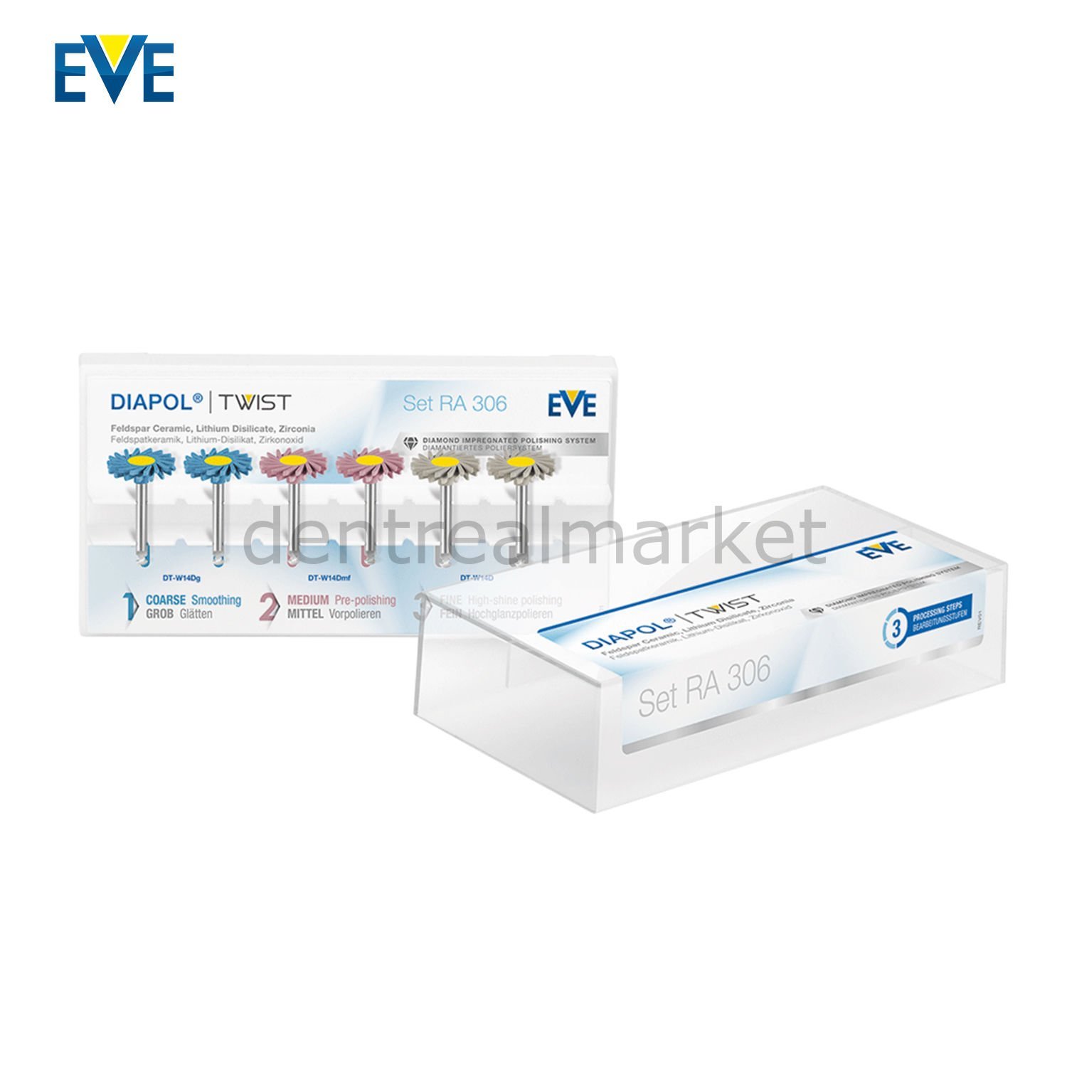 Diapol Twist Porselen Cila Seti RA306