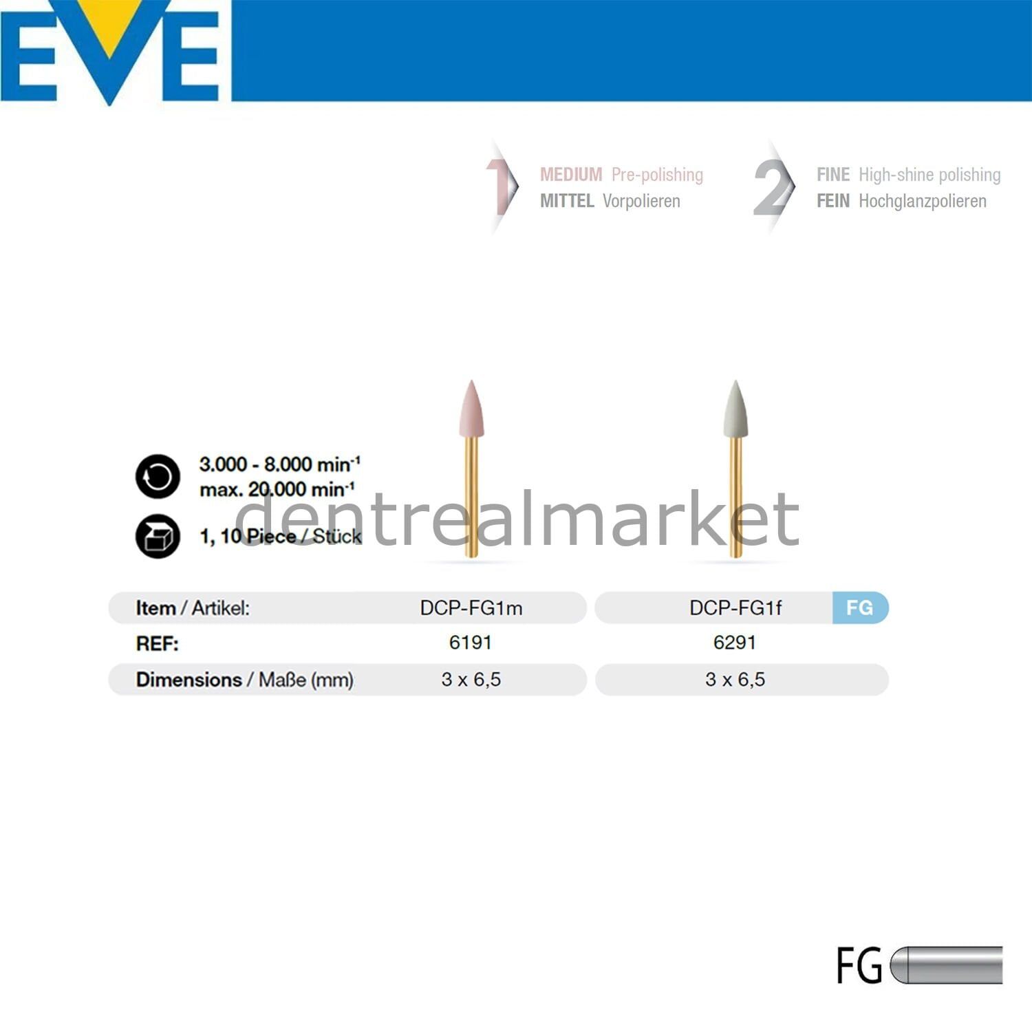 Diacomp Plus Kompozit Cila Refill - Aeratör Fine - DCP-FG1f
