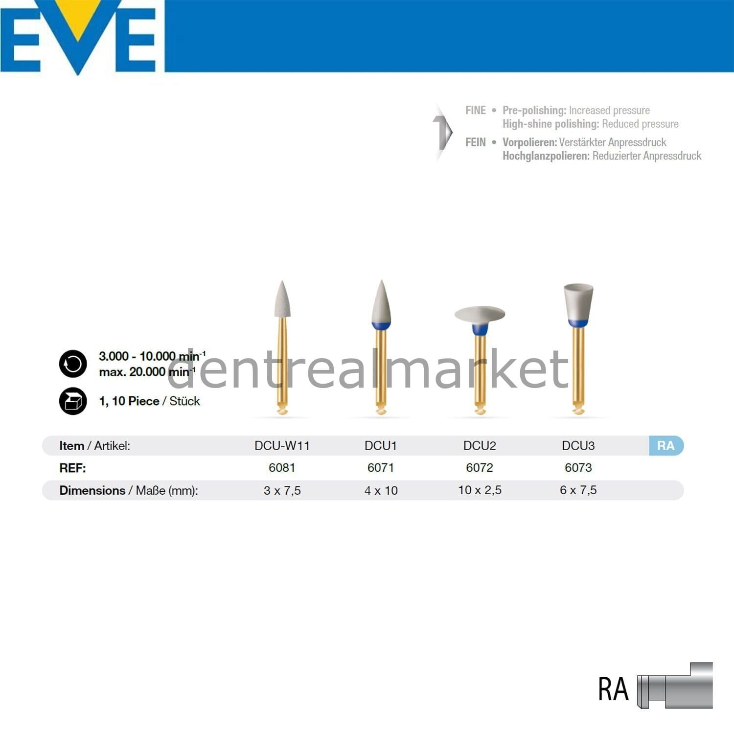 Diacomp Ultra Tek Aşamalı Kompozit Cila Refill - Anguldruva DCU-W11