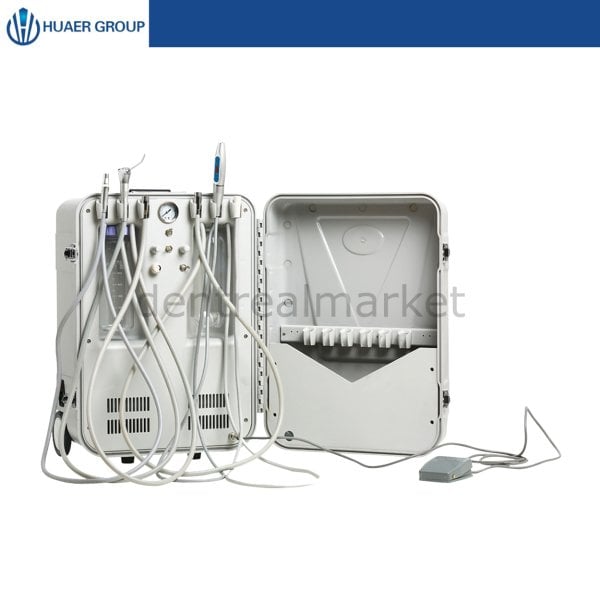 DP15 Portatif Ünit - Mobil Dental Ünit - 6 Çıkış - Kavitron & Led Cihazı Dahil