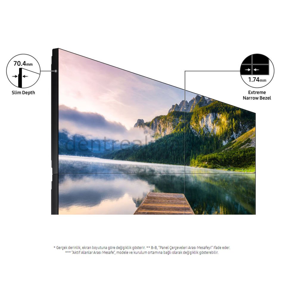 VM55B-E'' Thin Framed Video Wall- Yönetilebilir Video Ekran