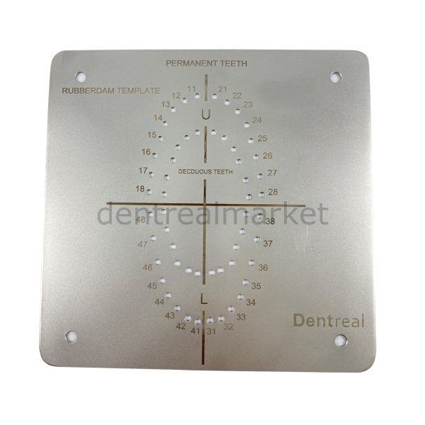 Drm Rubberdam Klemp ve Alet Seti + Rubberdam Şablonu