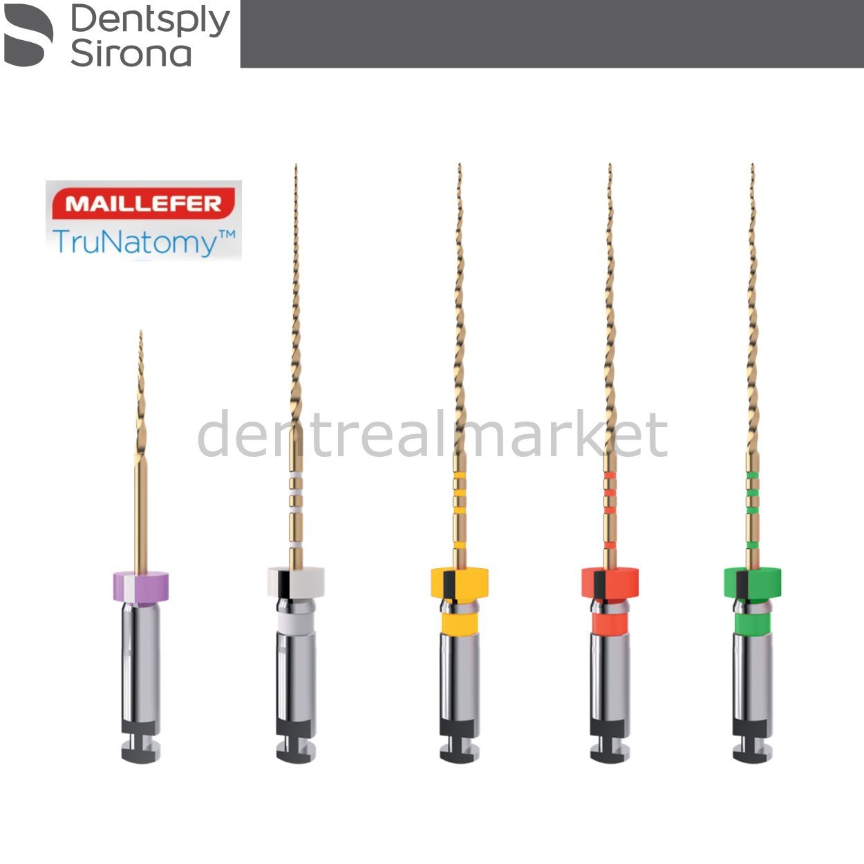 TruNatomy Rotary Kanal Eğesi Asortiment 5'li Blister
