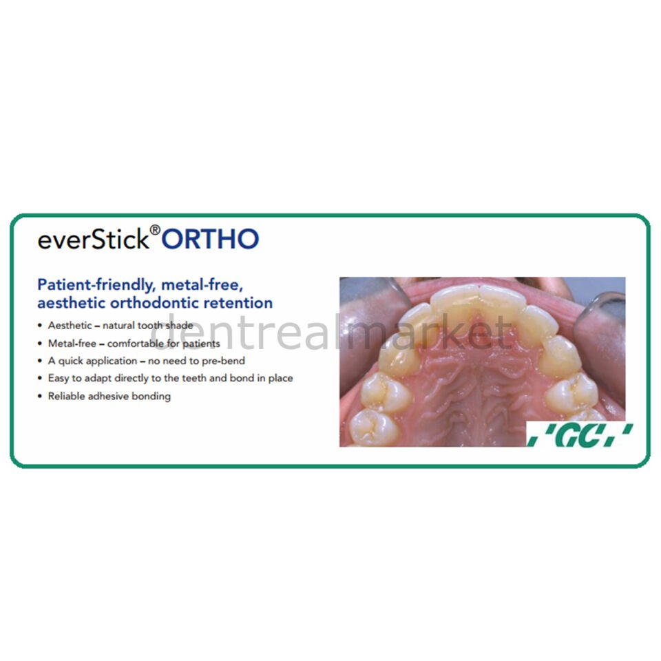 EverStick ORTHO 2*12 cm- Fiber Splint - Fiber Takviyeli Orthodontik Retainer