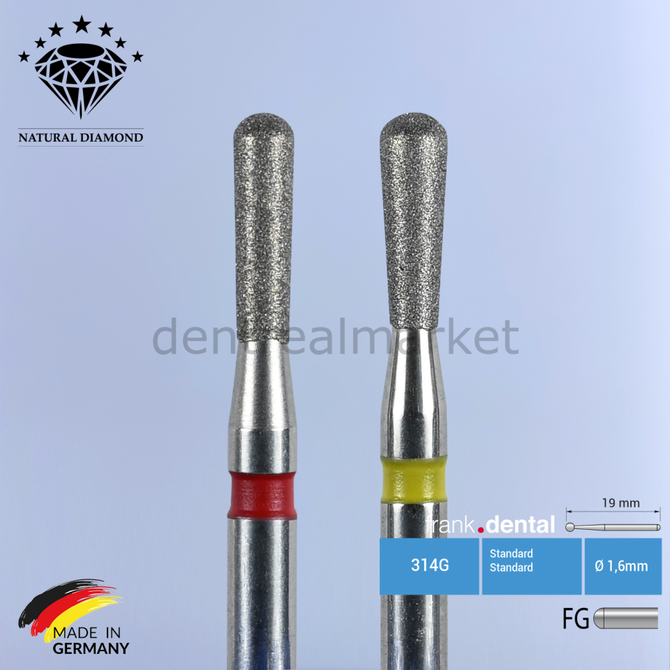 Elmas Frez - Bitim ve Cila - 830L - Armut - 2 Adet