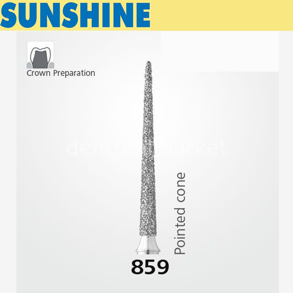 859 Sentetik Elmas Frez - 5 Adet - İğne Uç