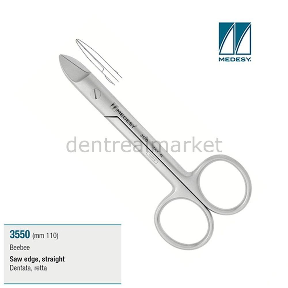 Beebee Düz Kron Makası 11 cm