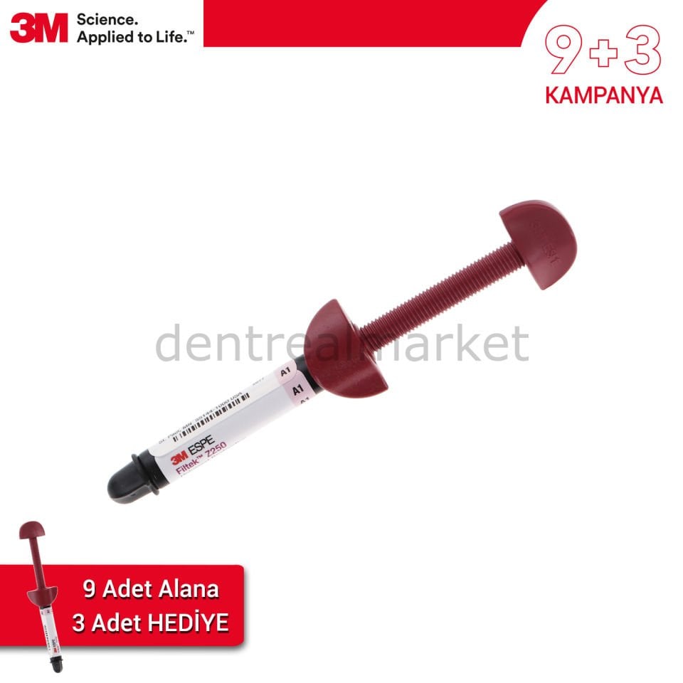 Filtek Z250 Hibrit Kompozit Refil - 9+3 Kampanya ***