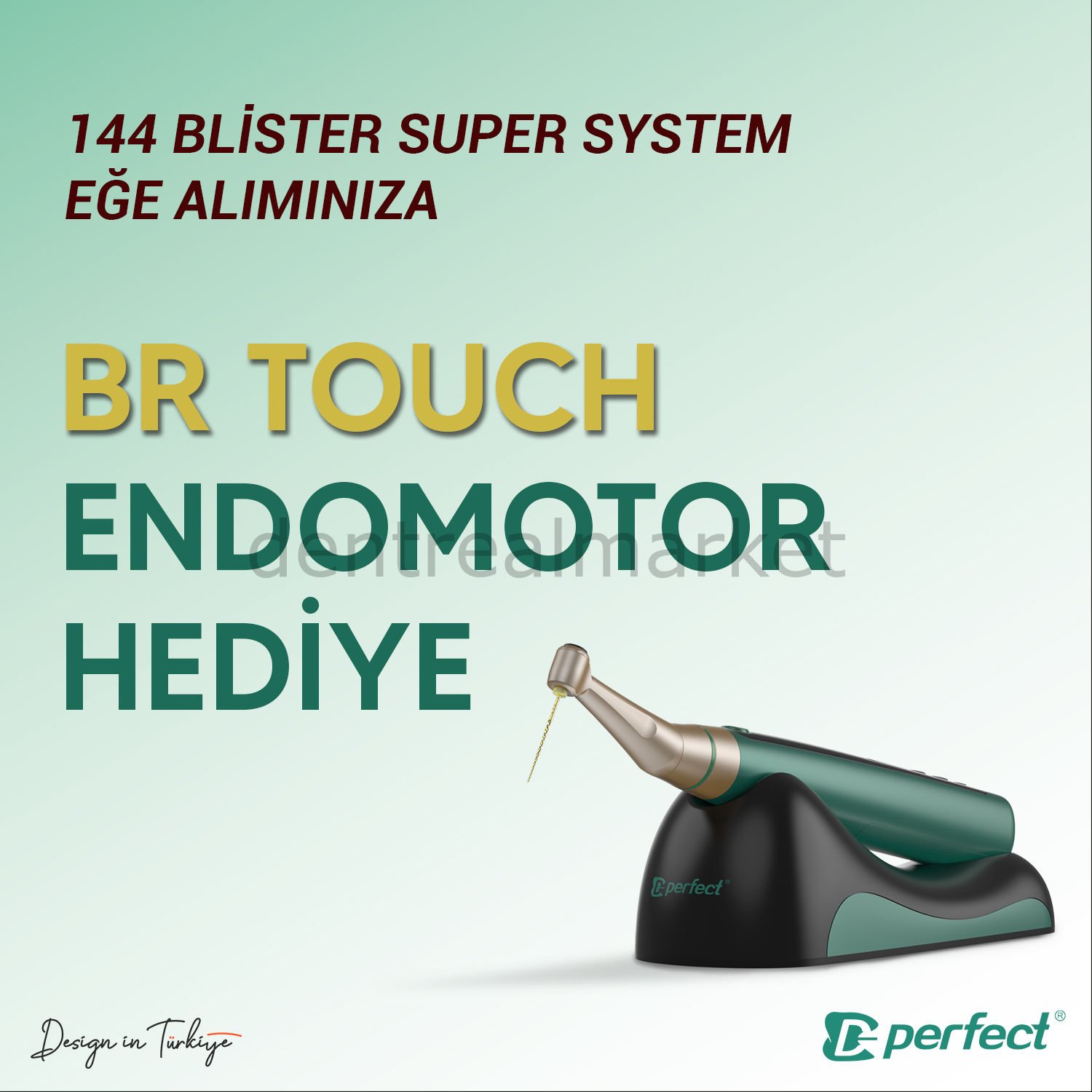 144 Blister Super System Eğe Alımına Perfect Endomotor Hediye