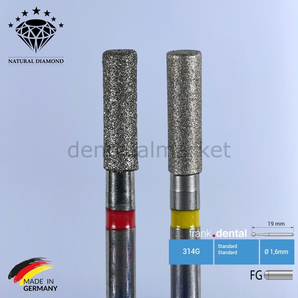 Elmas Frez - Bitim ve Cila - 836 - Silindir - 2 Adet